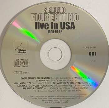 9CD/Zestaw pudełkowy Sergio Fiorentino: Live In USA 1996-97-98