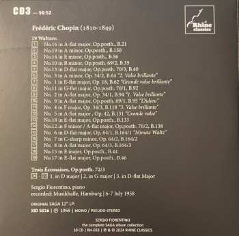 10CD/Zestaw pudełkowy Sergio Fiorentino: The Complete Saga Collection