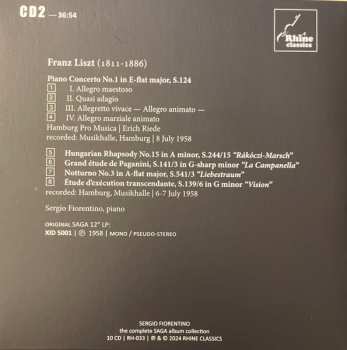 10CD/Zestaw pudełkowy Sergio Fiorentino: The Complete Saga Collection