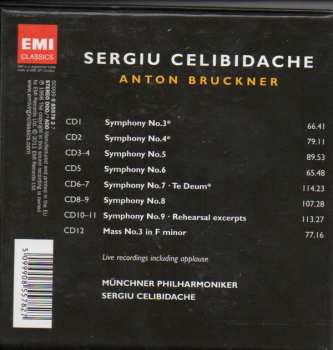 12CD/Zestaw pudełkowy Anton Bruckner: Symphonies 3 - 9 / Te Deum / Mass No. 3 In F Minor LTD
