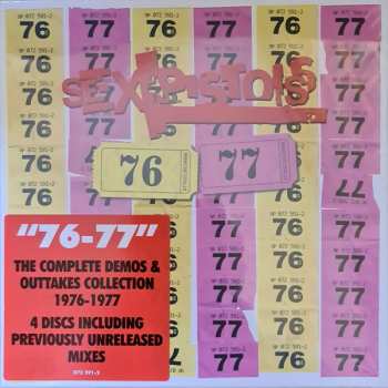4CD/Zestaw pudełkowy Sex Pistols: 76-77 LTD