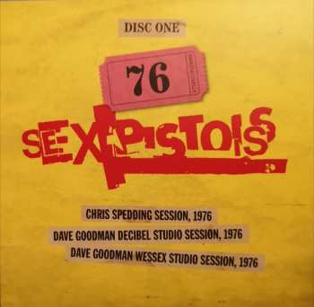 4CD/Zestaw pudełkowy Sex Pistols: 76-77 LTD