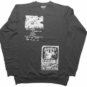Merch Sex Pistols: The Sex Pistols Unisex Long Sleeve T-shirt: 100 Club (back Print) (small) S