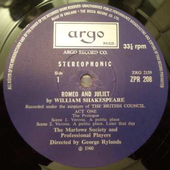 4LP/Zestaw pudełkowy William Shakespeare: Romeo and Juliet