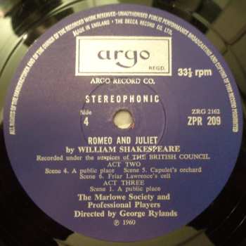 4LP/Zestaw pudełkowy William Shakespeare: Romeo and Juliet