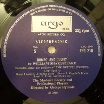 4LP/Zestaw pudełkowy William Shakespeare: Romeo and Juliet