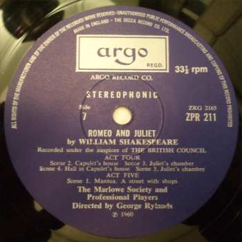 4LP/Zestaw pudełkowy William Shakespeare: Romeo and Juliet