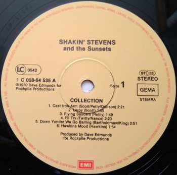 LP Shakin' Stevens And The Sunsets: Collection