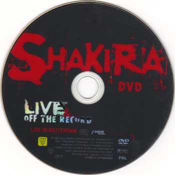 CD/DVD Shakira: Live & Off The Record