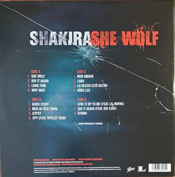 2LP Shakira: She Wolf CLR