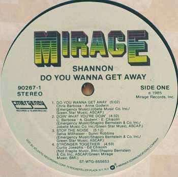 LP Shannon: Do You Wanna Get Away