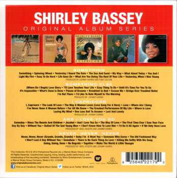 5CD/Zestaw pudełkowy Shirley Bassey: Original Album Series