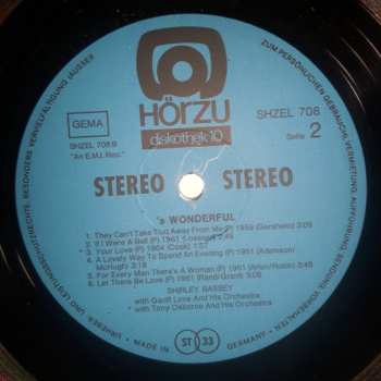 LP Shirley Bassey: 'S Wonderful