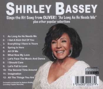 CD Shirley Bassey: Sings The Songs From Oliver Plus Other Popular Selections