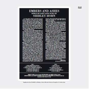 LP Shirley Horn: Embers And Ashes LTD