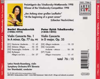 CD Pyotr Ilyich Tchaikovsky: Violin Concertos