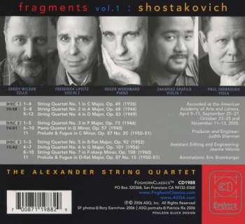 3CD Dmitri Shostakovich: Fragments Vol. 1