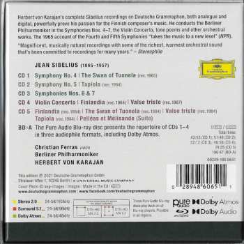 5CD/Zestaw pudełkowy/Blu-ray Herbert von Karajan: Karajan Sibelius: Complete Recordings On Deutsche Grammophon