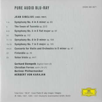 5CD/Zestaw pudełkowy/Blu-ray Herbert von Karajan: Karajan Sibelius: Complete Recordings On Deutsche Grammophon