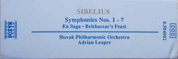 4CD/Zestaw pudełkowy Jean Sibelius: Symphonies Nos. 1 - 7 / En Saga • Belshazzar's Feast
