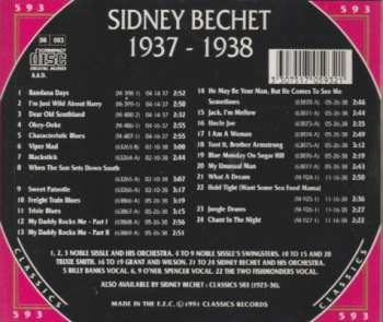 CD Sidney Bechet: 1937-1938