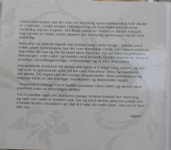 CD Sigrid Moldestad: Taus - Felefortellingar