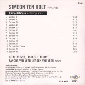 12CD/Zestaw pudełkowy Simeon ten Holt: Canto Ostinato XL
