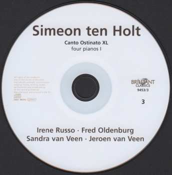 12CD/Zestaw pudełkowy Simeon ten Holt: Canto Ostinato XL