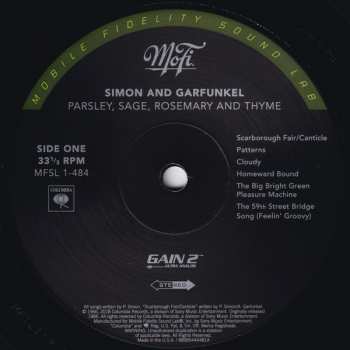 LP Simon & Garfunkel: Parsley, Sage, Rosemary And Thyme NUM