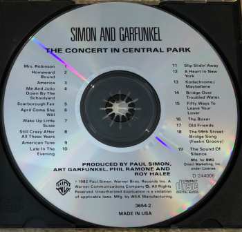 CD Simon & Garfunkel: The Concert In Central Park
