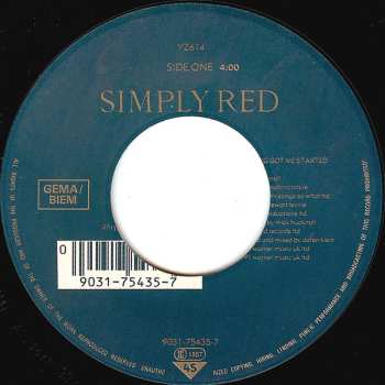 SP Simply Red: Something Got Me Started
