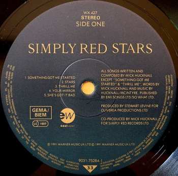 LP Simply Red: Stars