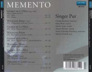 CD Singer Pur: Memento
