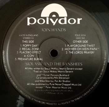 LP Siouxsie & The Banshees: Join Hands