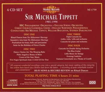 4CD/Zestaw pudełkowy Sir Michael Tippett: Sir Michael Tippett 1905-1998