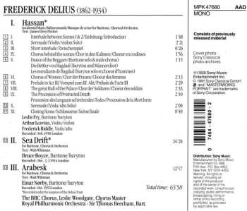 CD Sir Thomas Beecham: Hassan / Sea Drift / Arabesk