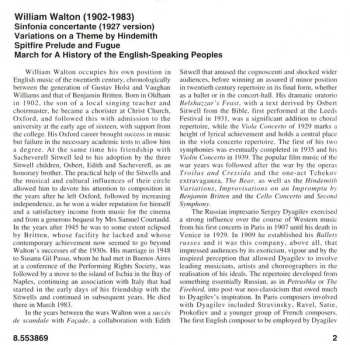 CD Sir William Walton: Spitfire Prelude And Fugue • Sinfonia Concertante • Hindemith Variations