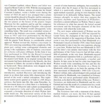 CD Sir William Walton: Spitfire Prelude And Fugue • Sinfonia Concertante • Hindemith Variations