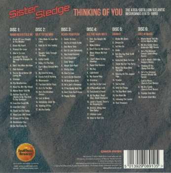 6CD/Zestaw pudełkowy Sister Sledge: Thinking Of You (The Atco/Cotillon/Atlantic Recordings 1973-1985)