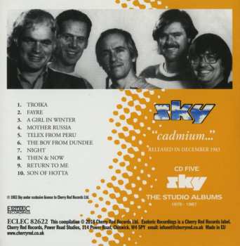 7CD/DVD/Zestaw pudełkowy Sky: The Studio Albums 1979-1987