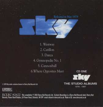 7CD/DVD/Zestaw pudełkowy Sky: The Studio Albums 1979-1987