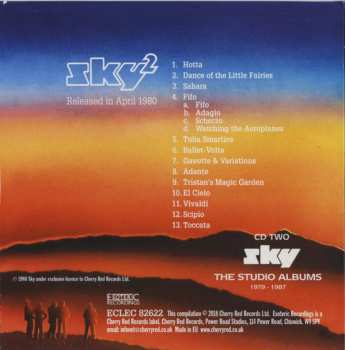 7CD/DVD/Zestaw pudełkowy Sky: The Studio Albums 1979-1987