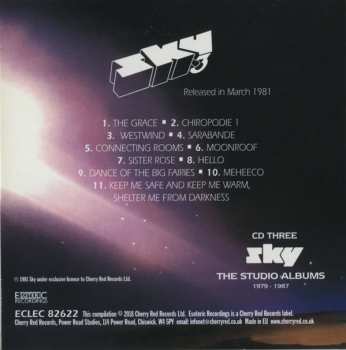7CD/DVD/Zestaw pudełkowy Sky: The Studio Albums 1979-1987