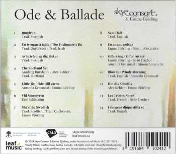 CD Skye Consort: Ode & Ballade