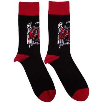 Merch Slayer: Slayer Unisex Ankle Socks: Eagle Crest (black) (uk Size 4 - 7) 36 - 42