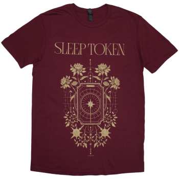Merch Sleep Token: Sleep Token Unisex T-shirt: Caramel (maroon Red) (small) S