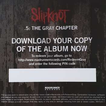 2LP Slipknot: .5: The Gray Chapter