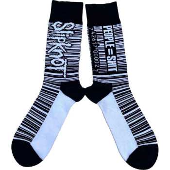 Merch Slipknot: Slipknot Unisex Ankle Socks: Barcode (black) (uk Size 4 - 7) 36 - 42