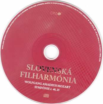 2CD Slovak Philharmonic Orchestra: Wolfgang Amadeus Mozart Symfónie Č. 40, 25 – Rekviem