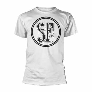 Merch Small Faces: Koszulka Logo Small Faces (white/black)
